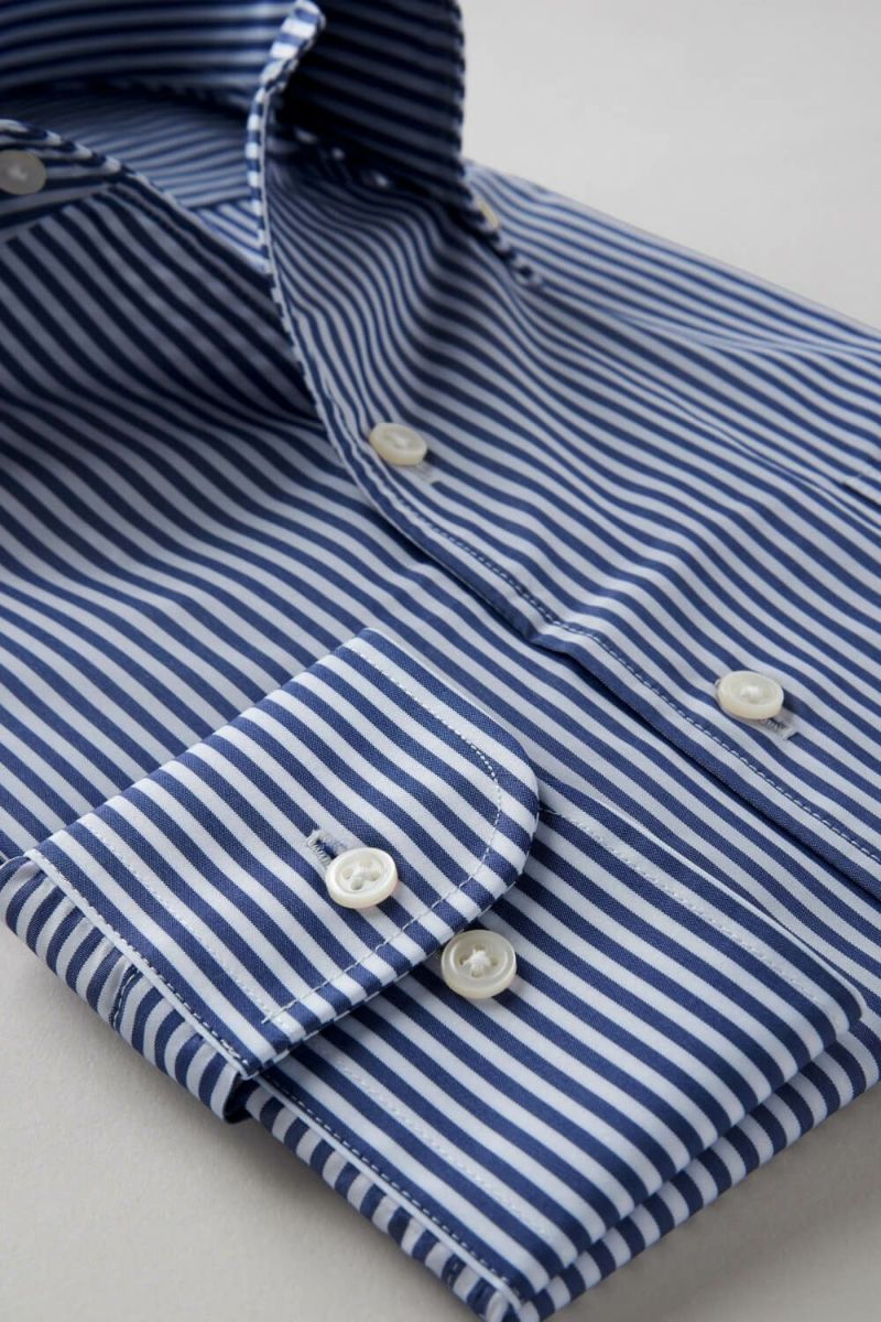 ワイシャツ 8051SD-R07A-NAVY-カフス