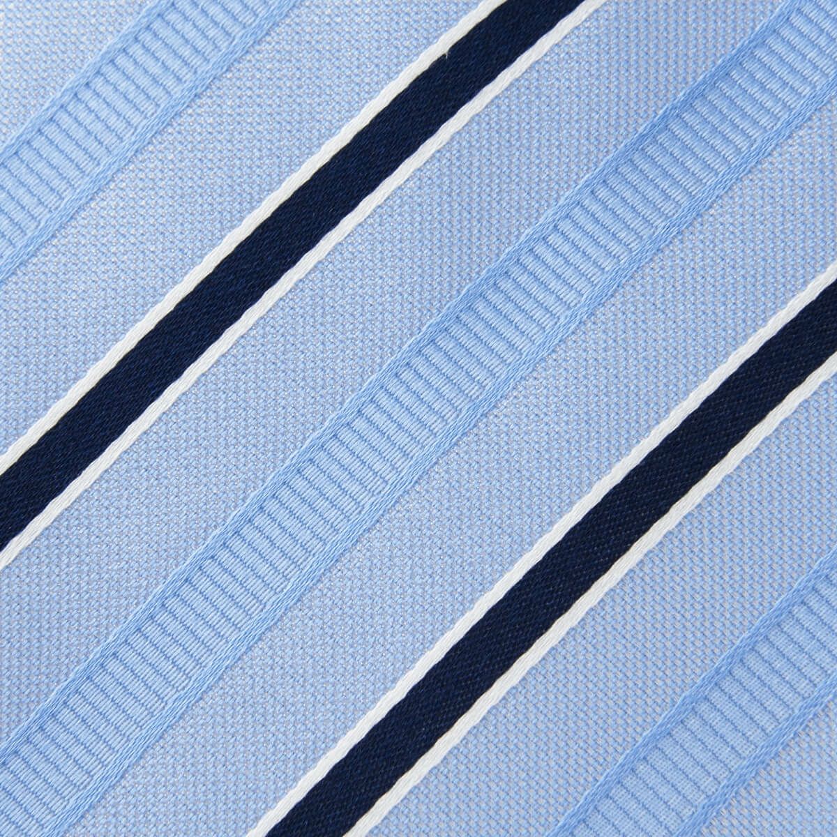 ネクタイ NJ-R09-05-SAXBLUE-生地