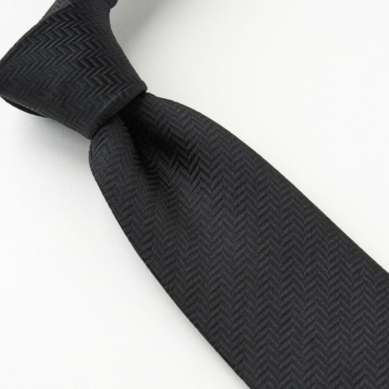 ネクタイ NN-C-013-BLACK-結び