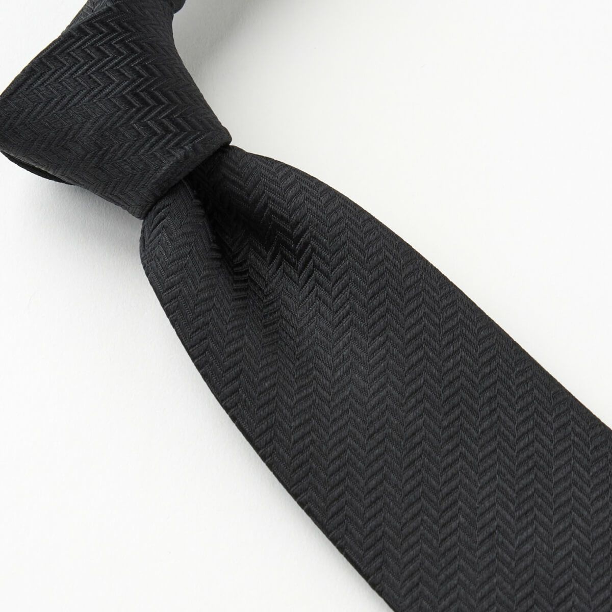 ネクタイ NN-C-013-BLACK-結び