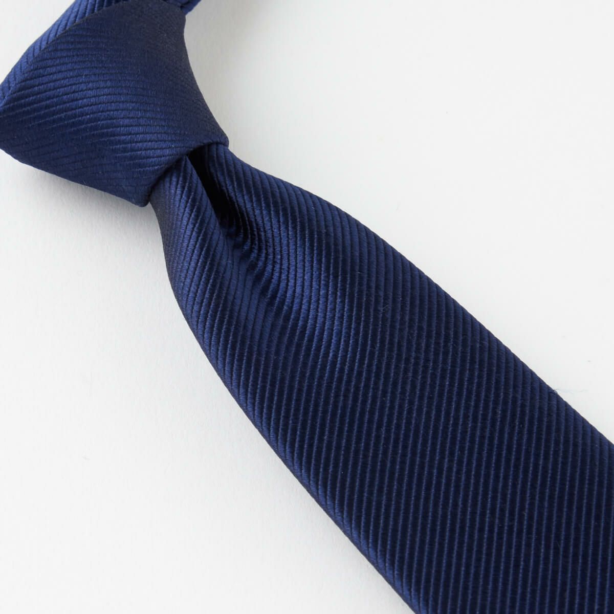ネクタイ NN-C-016-NAVYBLUE-結び