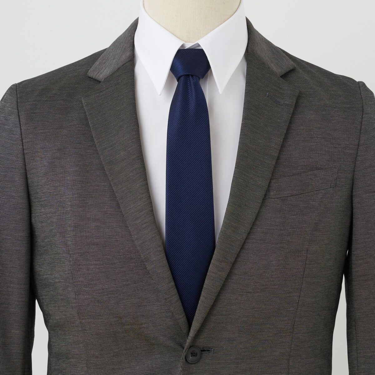 ネクタイ NN-C-016-NAVYBLUE-コーディネート