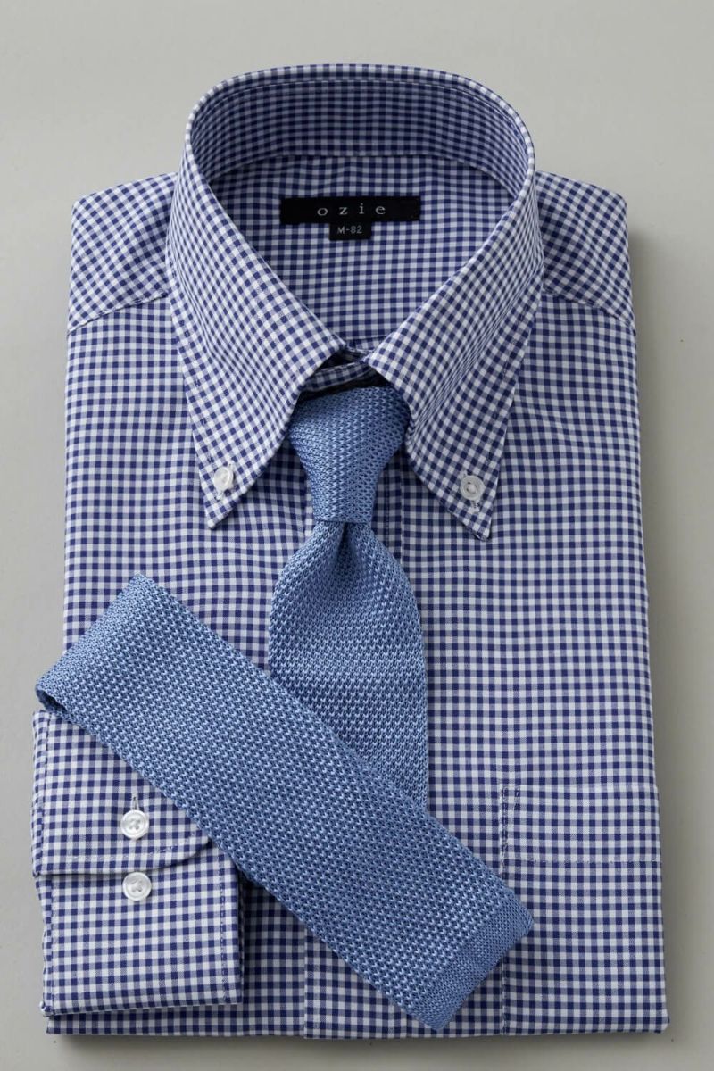 ワイシャツ 8009SD-R10A-BLUE-コーディネート