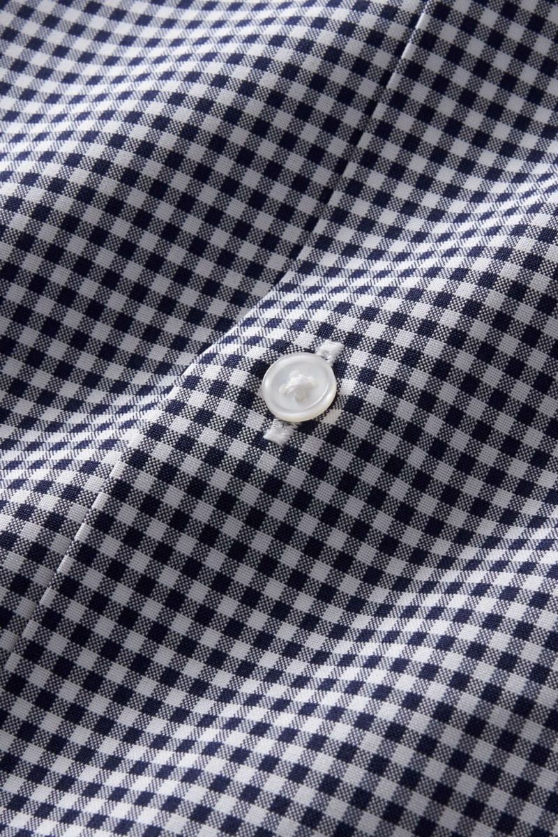 ワイシャツ 8070SD-R10D-NAVY-生地