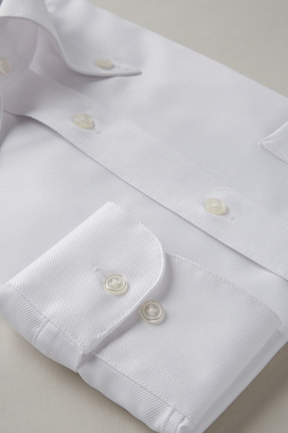 ワイシャツ 8065SD-R11A-WHITE-カフス