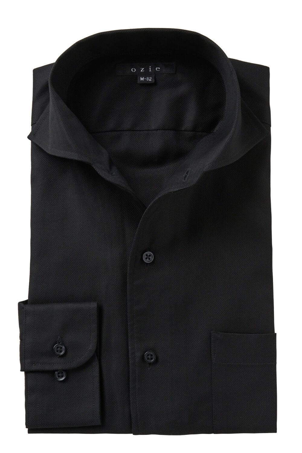 メンズワイシャツ・カッターシャツ 8044-R05C-BLACK