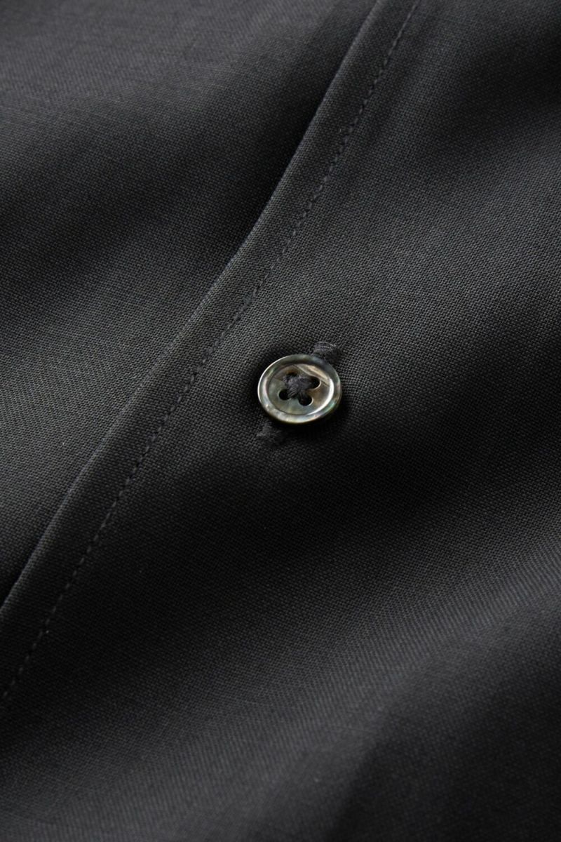 ワイシャツ 8055W-R11A-BLACK-生地