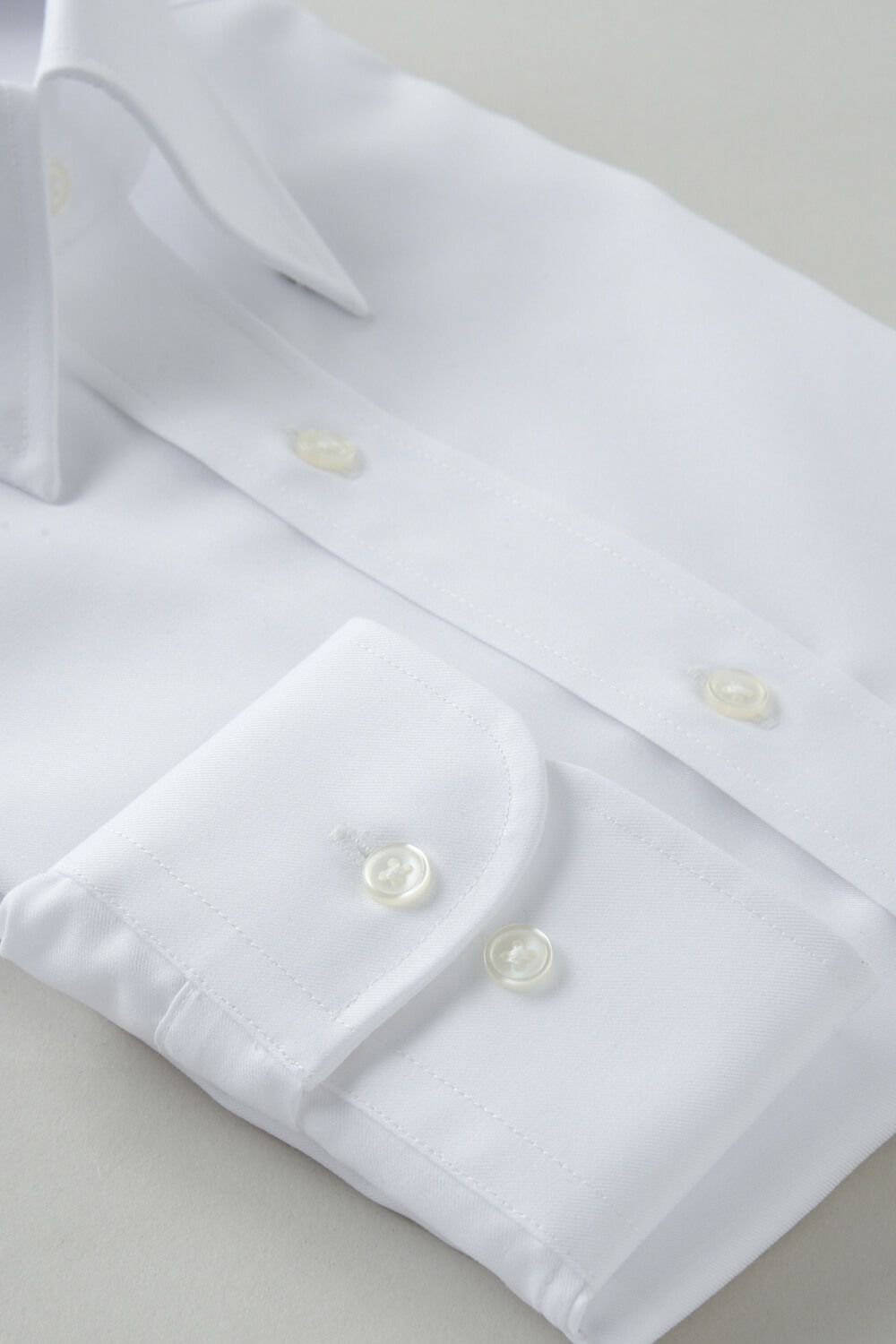 ワイシャツ 8076P-R12A-WHITE-カフス