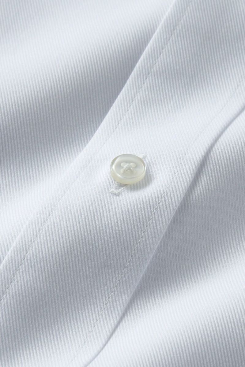 ワイシャツ 8078P-R12A-WHITE-生地