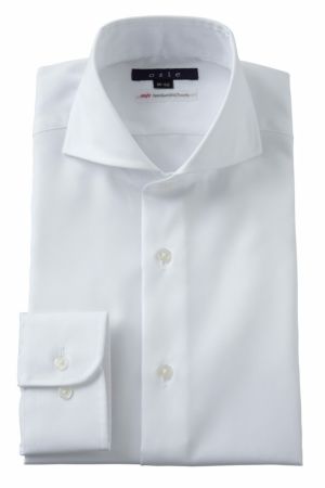 メンズワイシャツ・カッターシャツ 8076P-R12A-WHITE