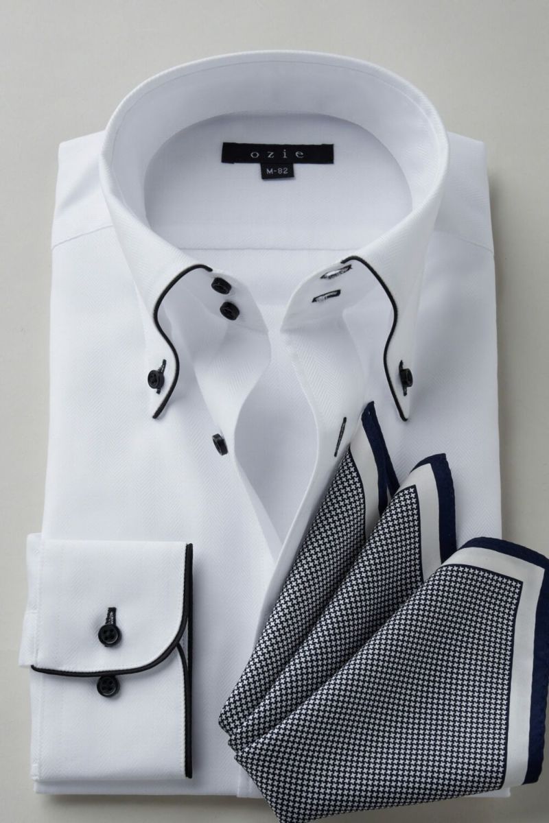 ワイシャツ 8065EP-B01A-BLACK-コーディネートイメージ