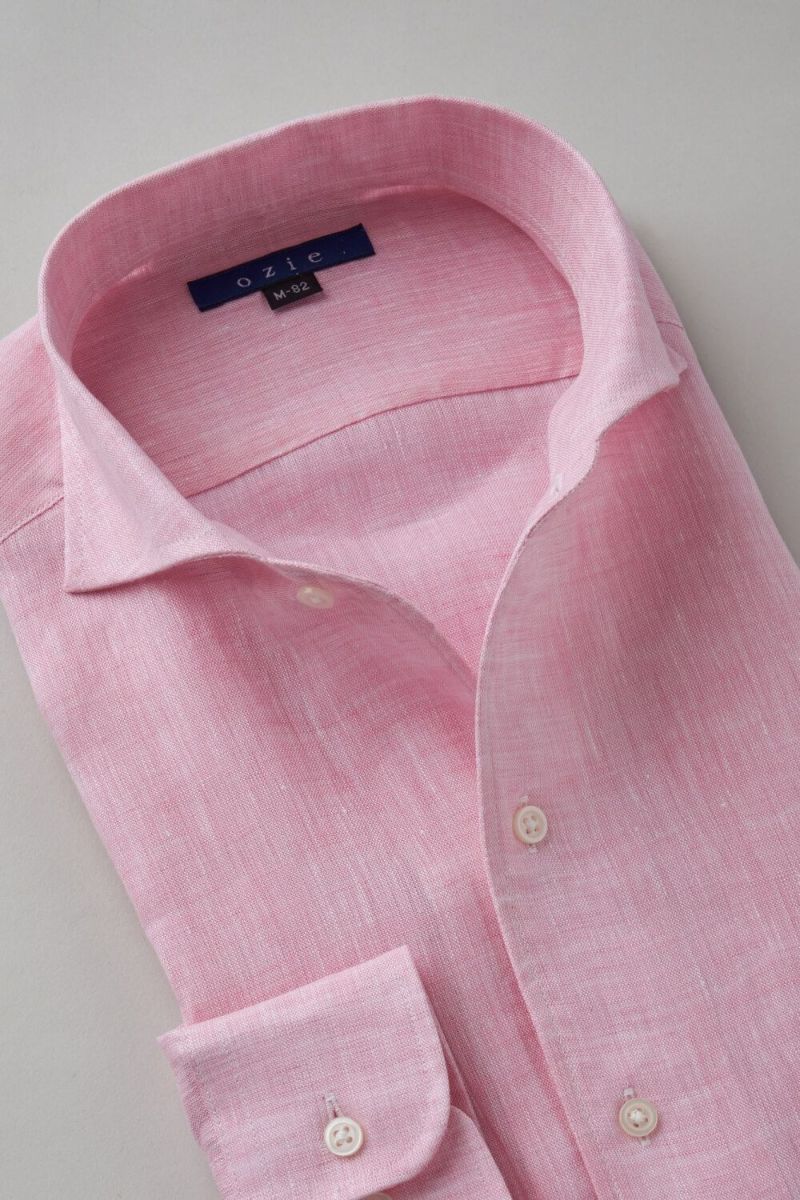ワイシャツ 8045A-B03A-PINK-衿1