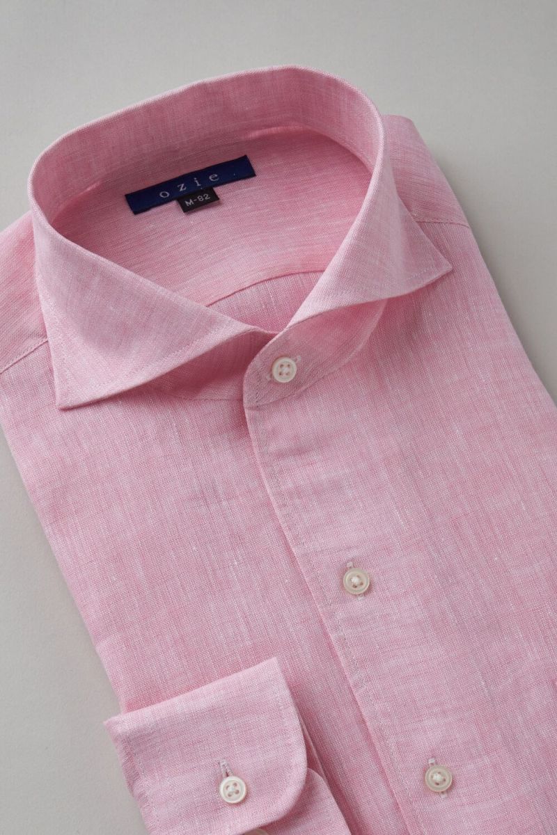 ワイシャツ 8045A-B03A-PINK-衿3