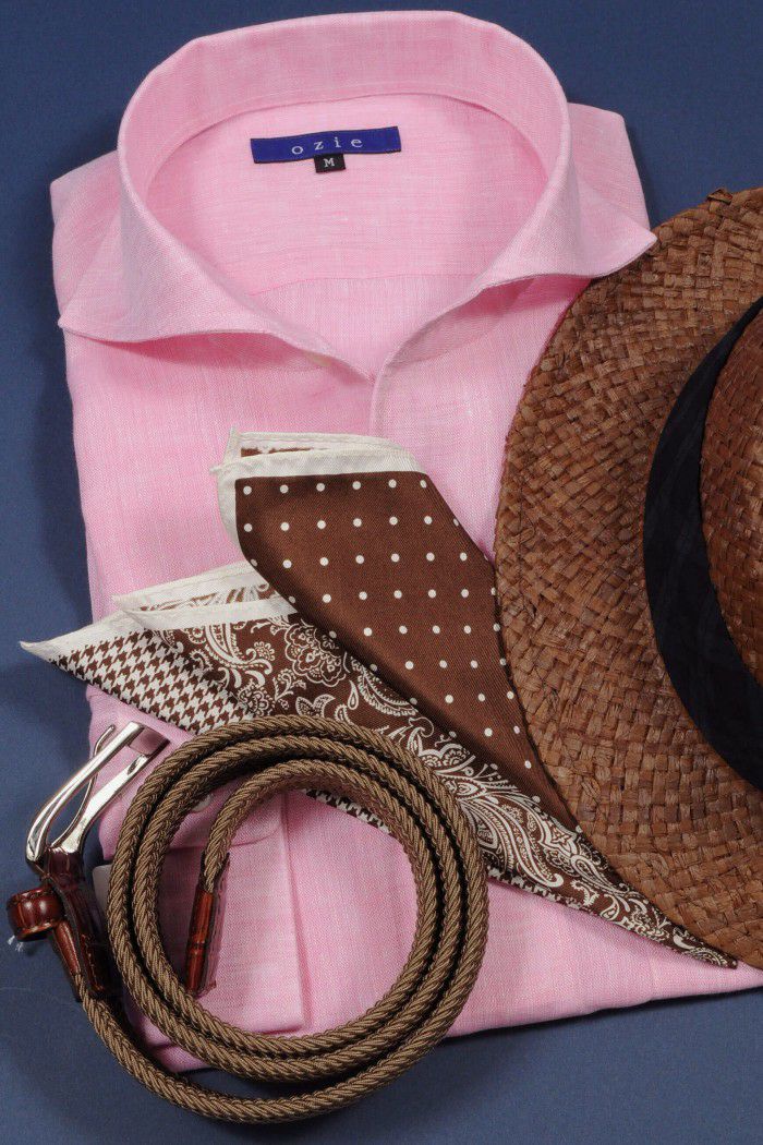 ワイシャツ 8045A-B03A-PINK-コーディネートイメージ2