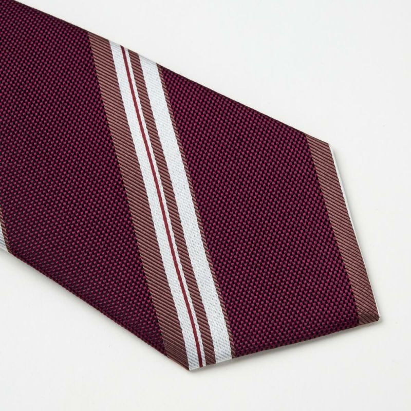 ネクタイ NJ-B02-01-WINERED-剣先