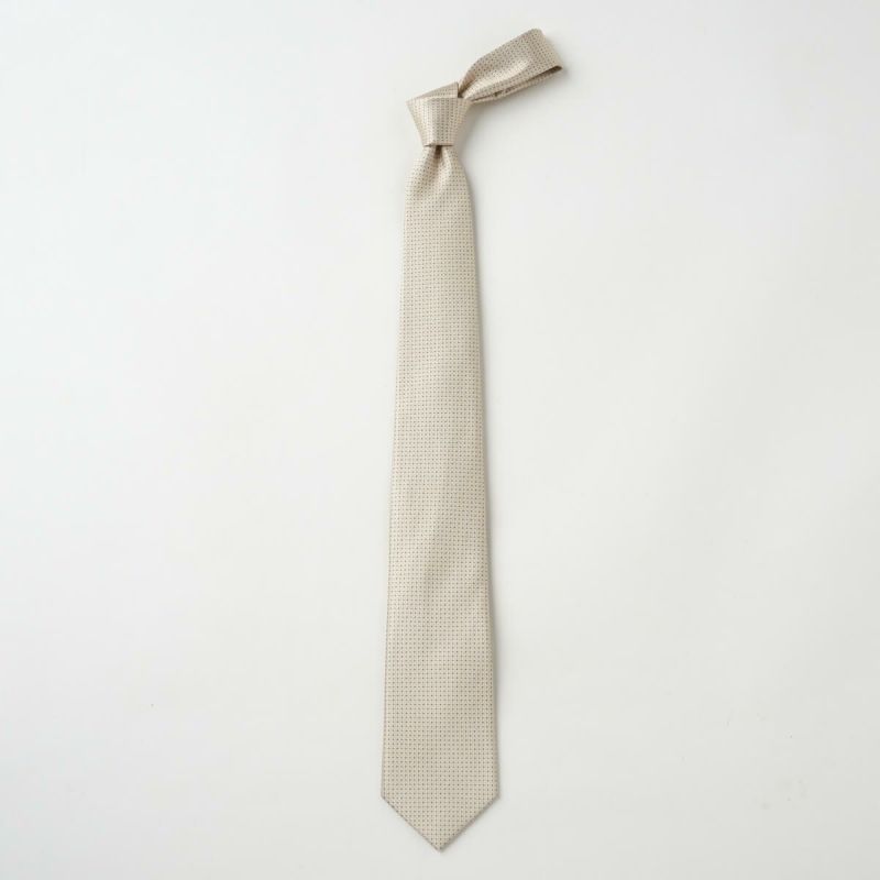 ネクタイ NJ-B02-04-BEIGE-全体