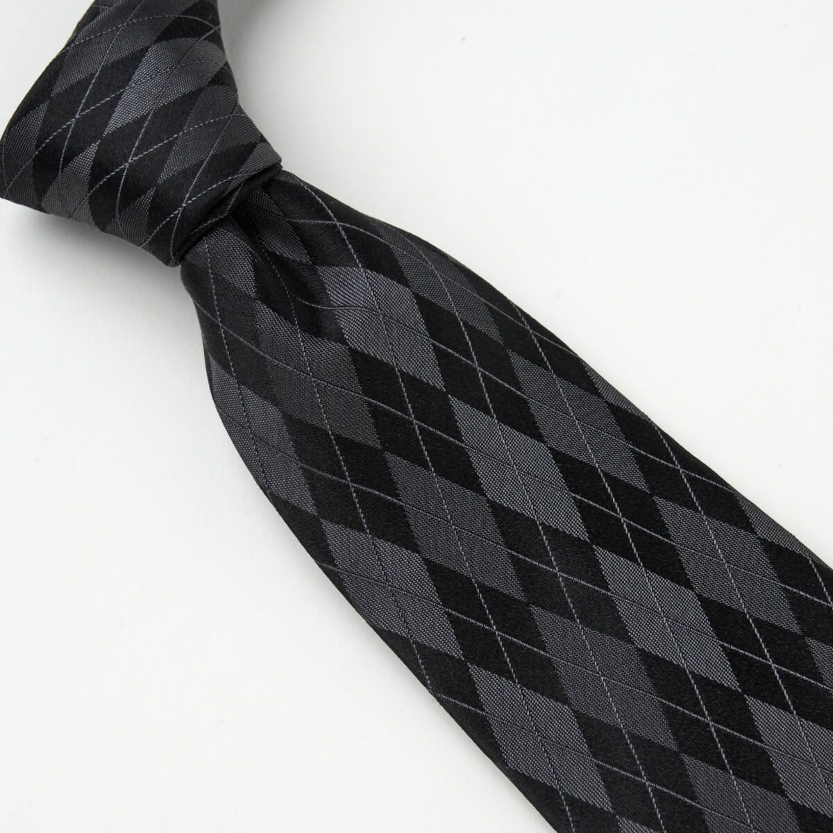 ネクタイ NJ-B02-09-BLACK-結び