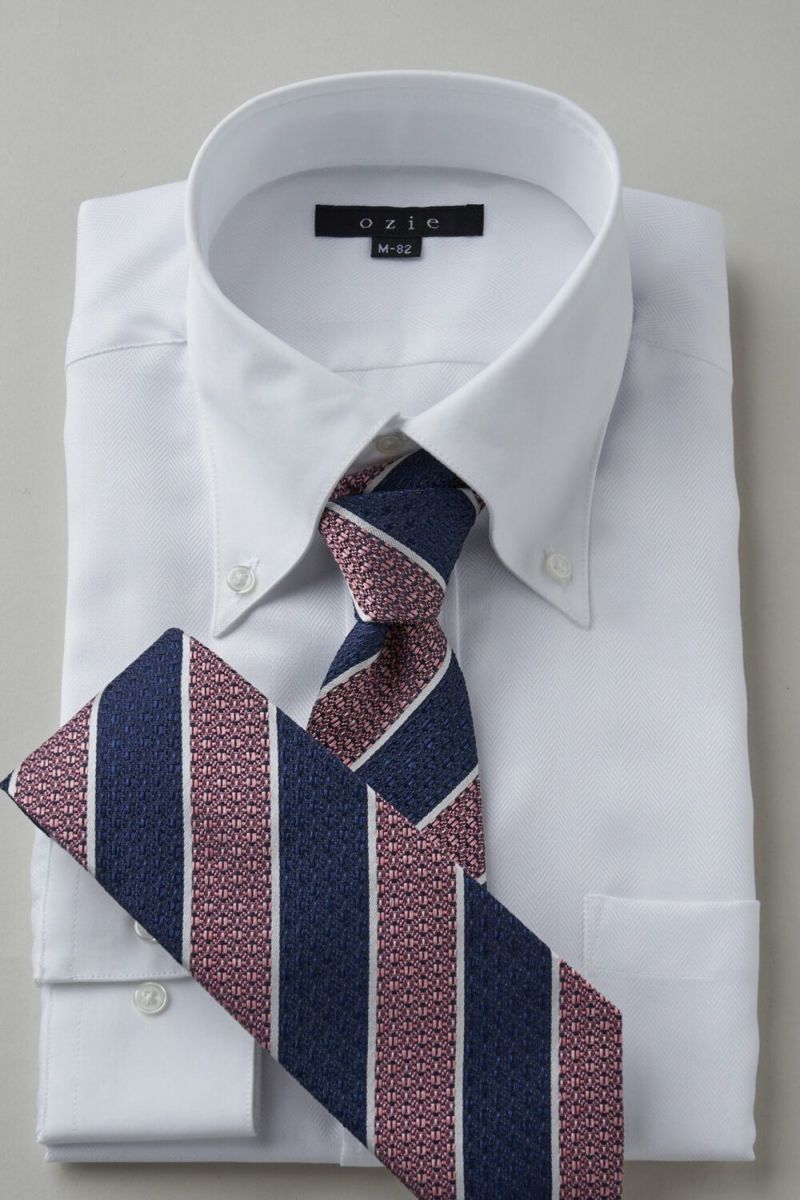 ワイシャツ 8065CL-B02A-WHITE-コーディネートイメージ