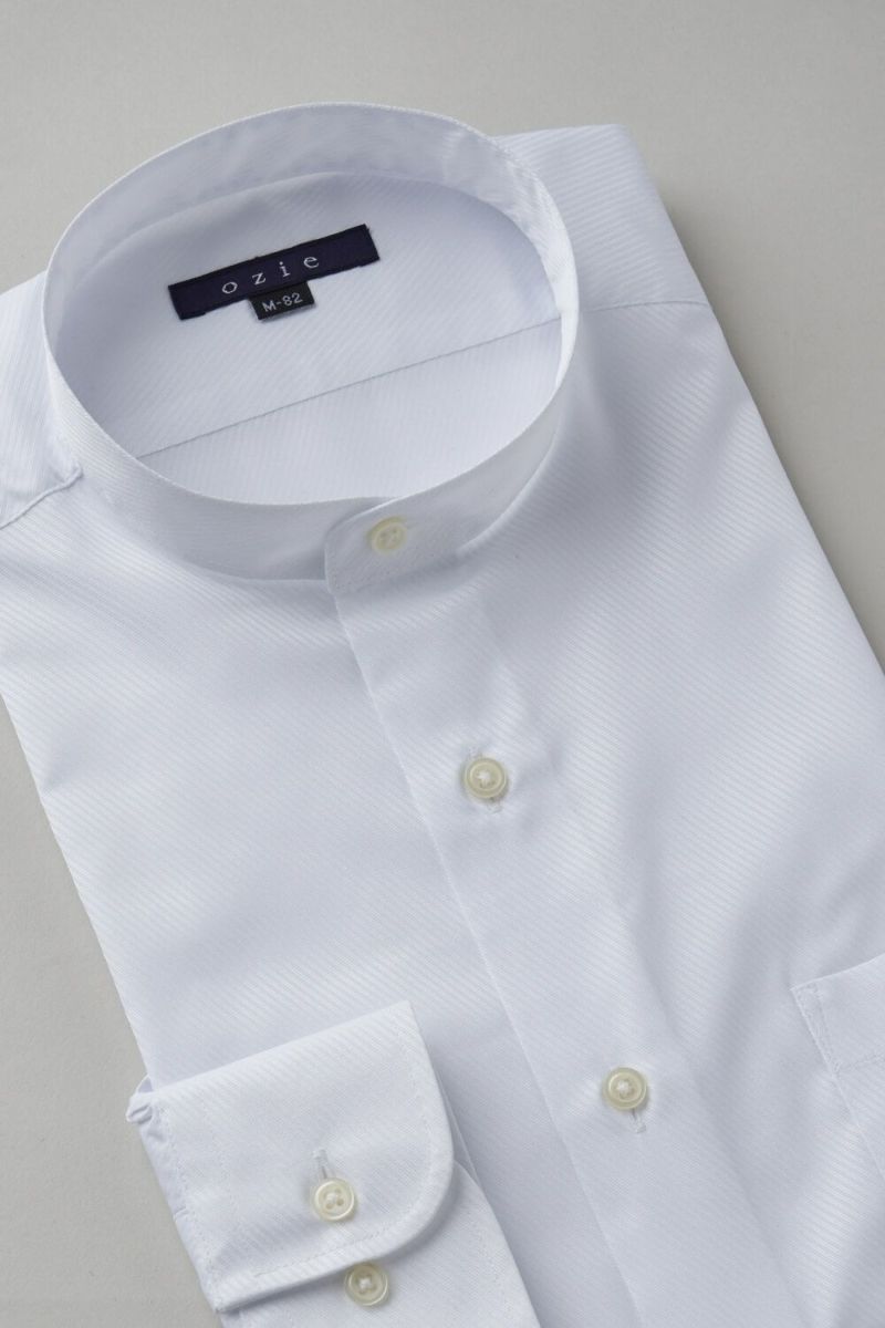 ワイシャツ 8063SD-B02B-WHITE-衿3