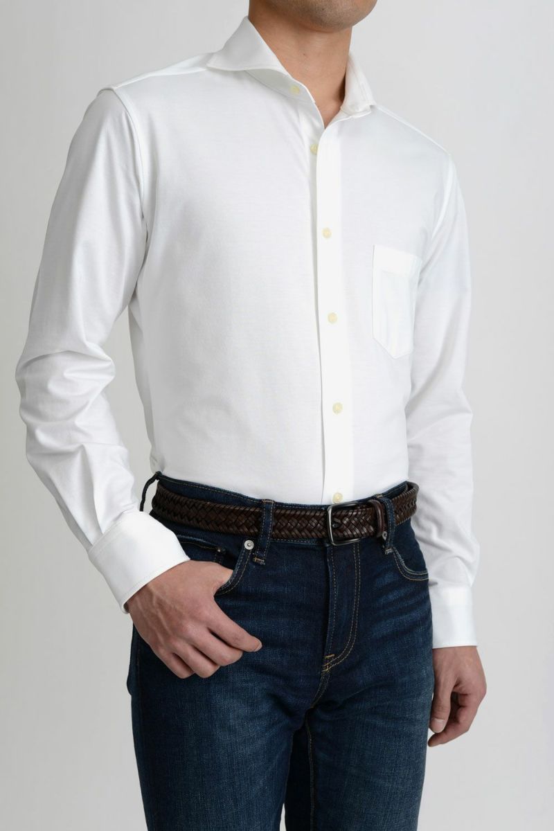 ワイシャツ 8014-B03A-WHITE-イン2