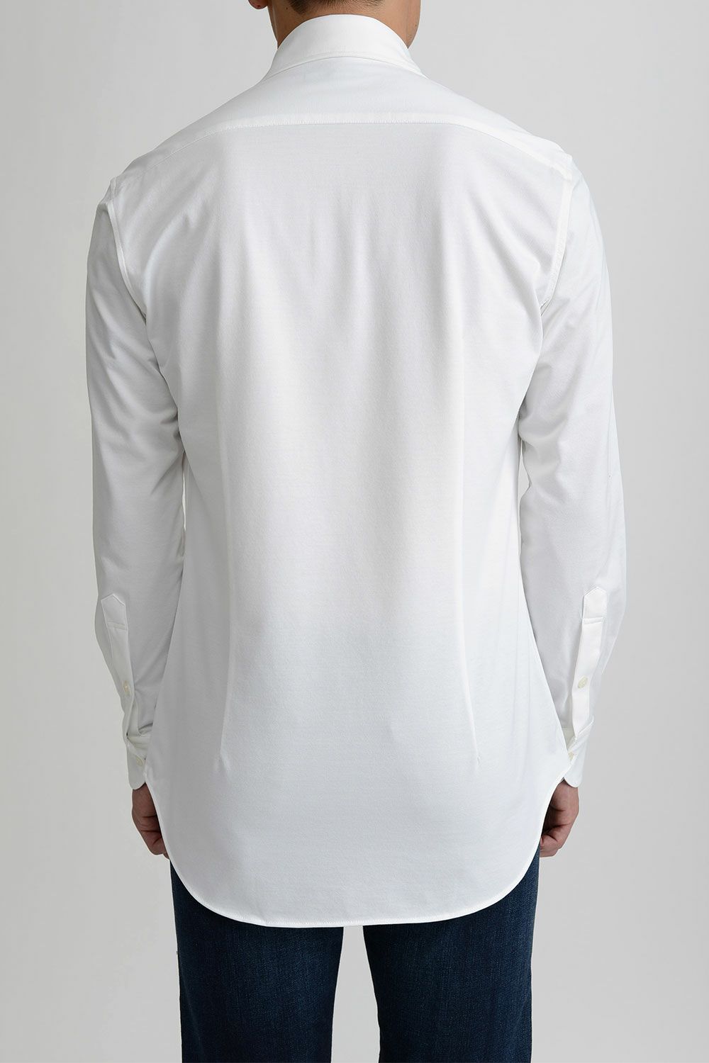 ワイシャツ 8014-B03A-WHITE-バックスタイル