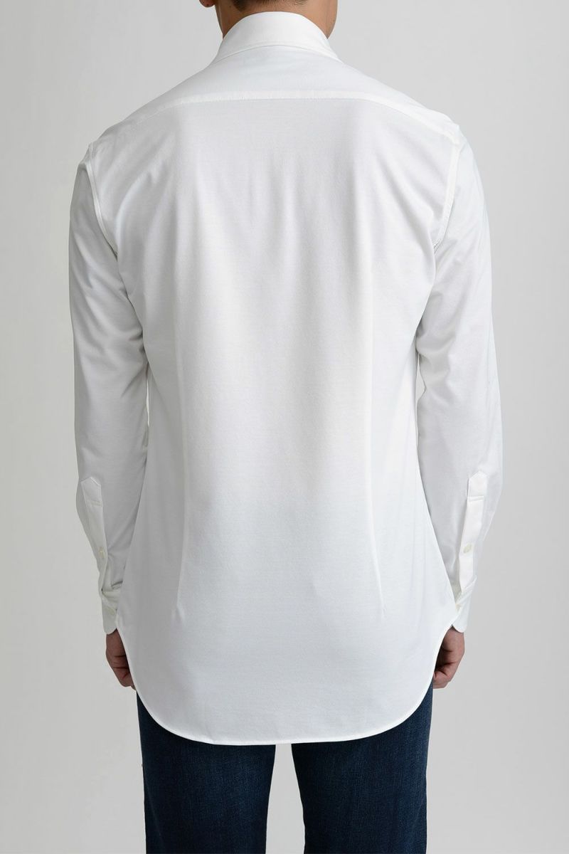 ワイシャツ 8014-B03A-WHITE-バックスタイル