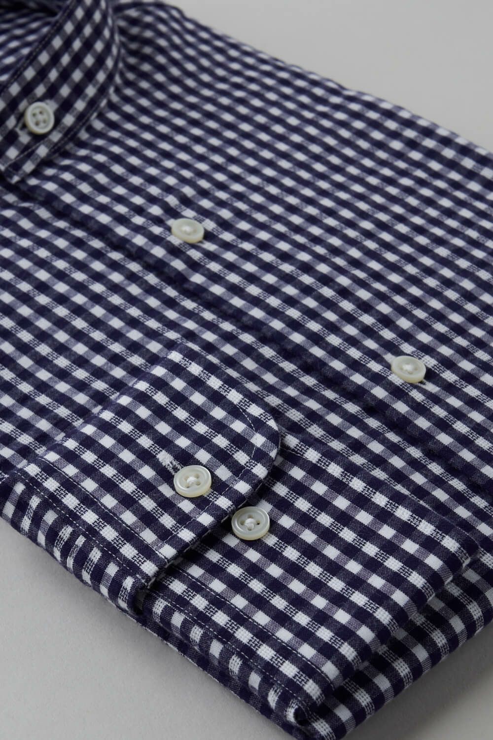 ワイシャツ 8063-B04A-NAVY-カフス