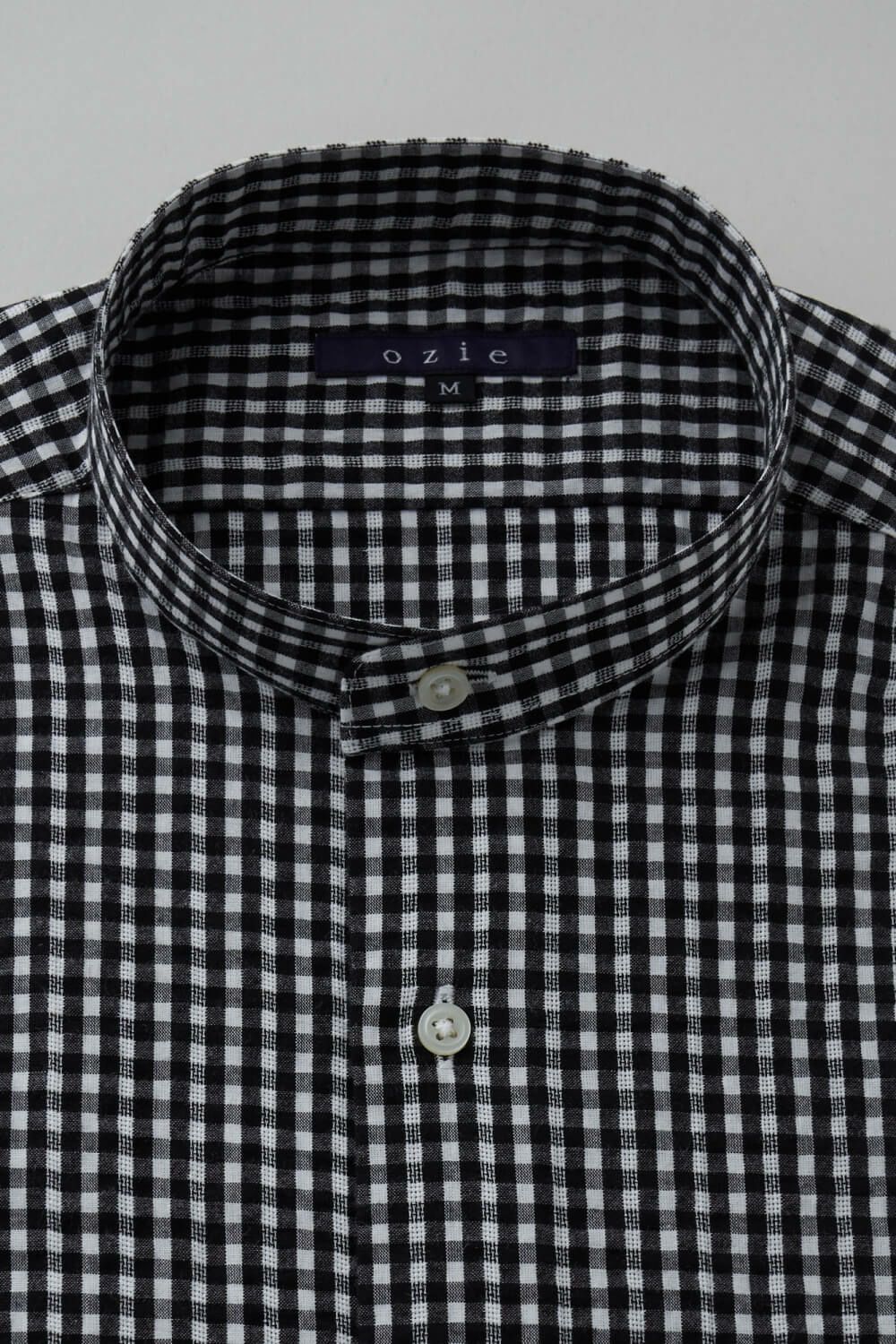 ワイシャツ 8063-B04B-BLACK-衿1