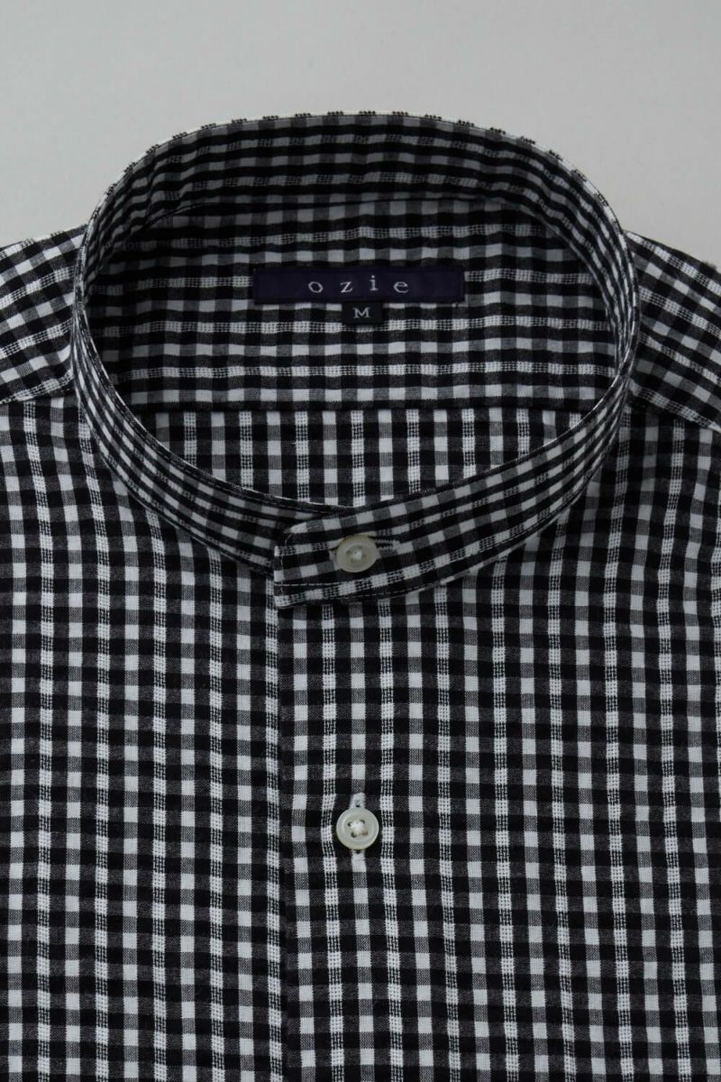 ワイシャツ 8063-B04B-BLACK-衿1