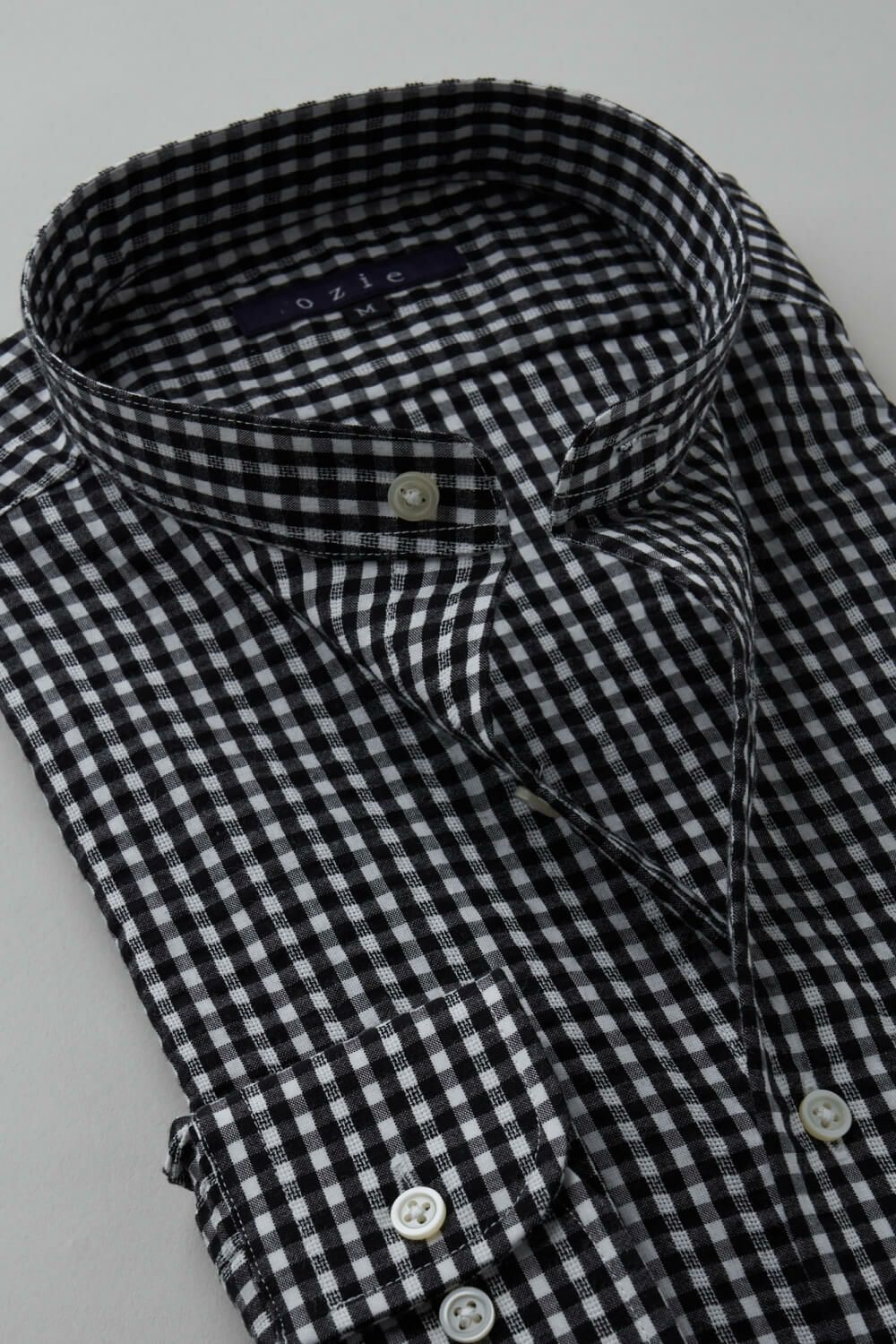 ワイシャツ 8063-B04B-BLACK-衿2