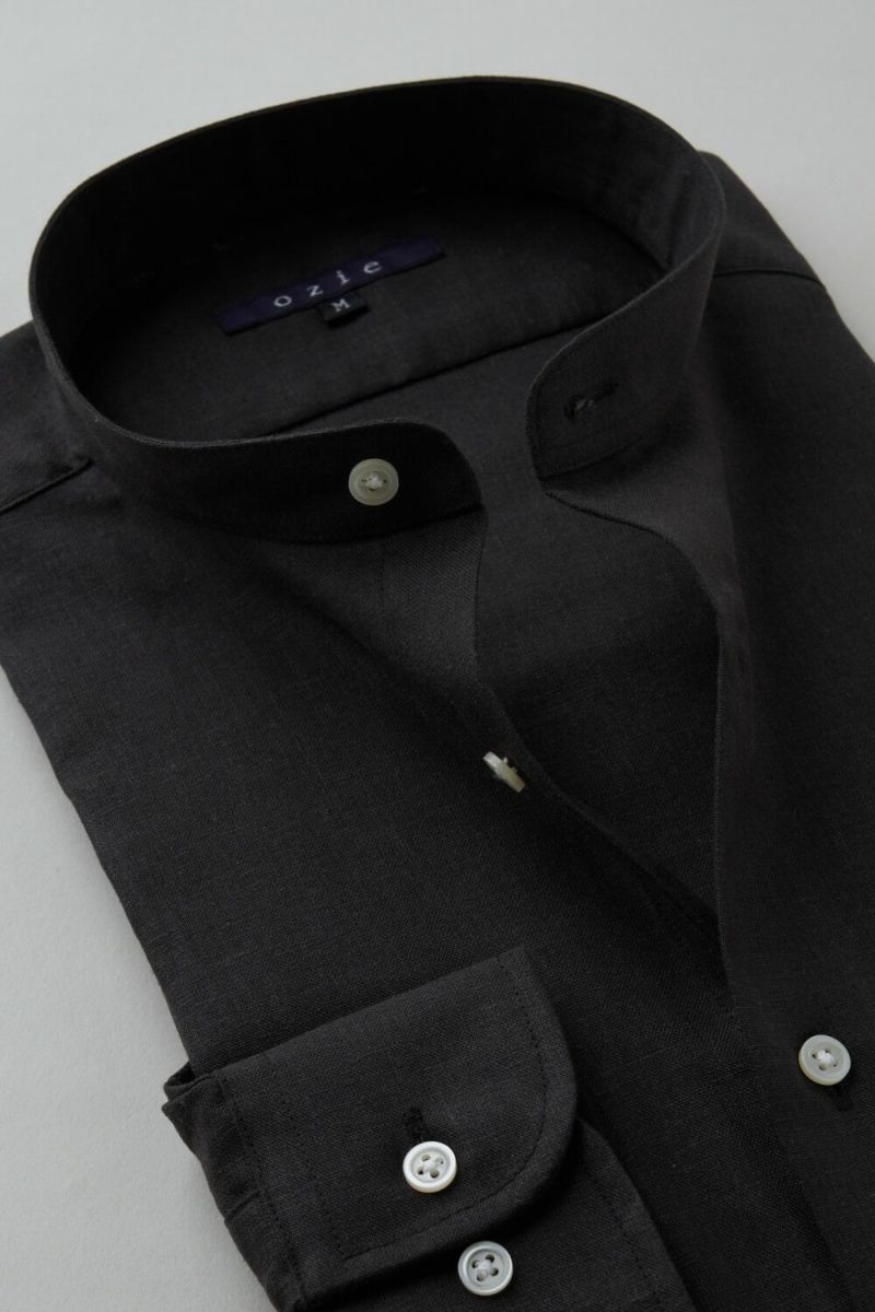 ワイシャツ 8063-B04H-BROWN-衿2