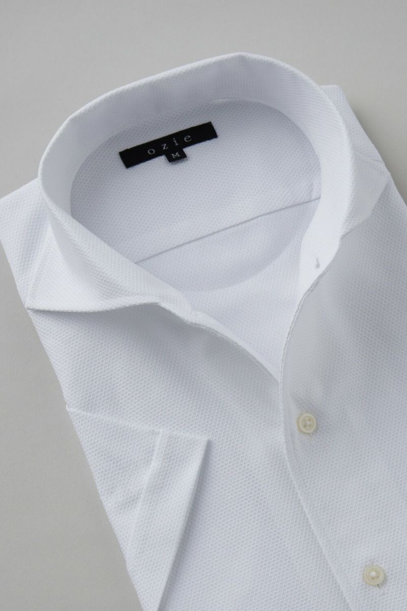 ワイシャツ 8045SS-B04I-WHITE-衿1
