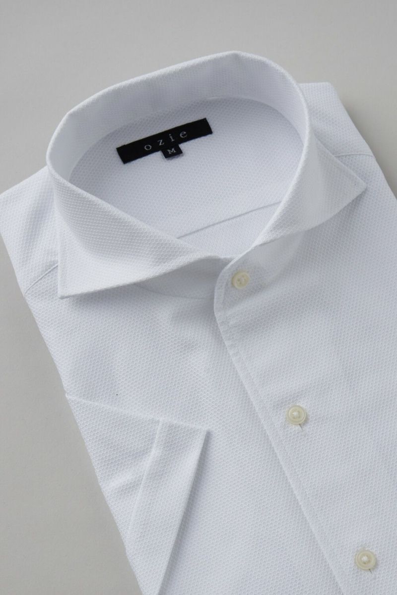 ワイシャツ 8045SS-B04I-WHITE-衿3