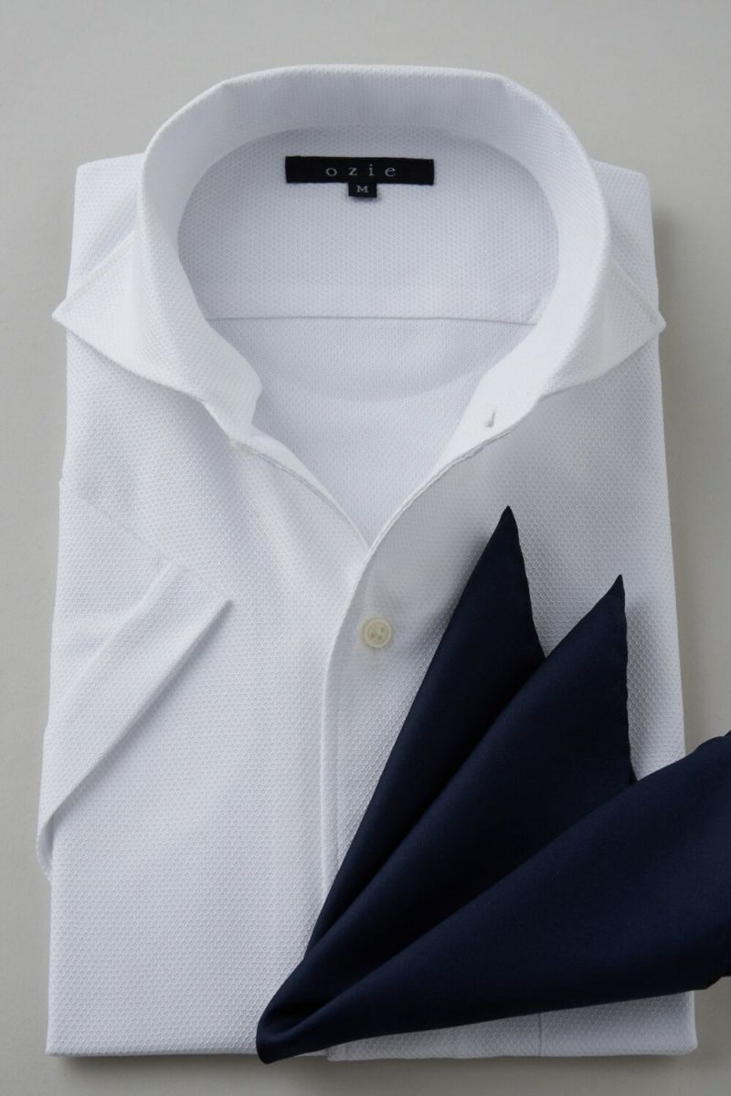 ワイシャツ 8045SS-B04I-WHITE-コーディネートイメージ