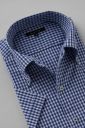 ワイシャツ 8051SS-B04E-NAVY-衿1
