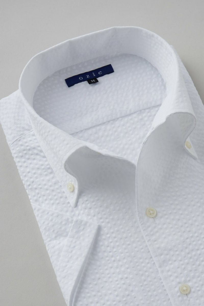 ワイシャツ 8051SSC-B04A-WHITE-衿1