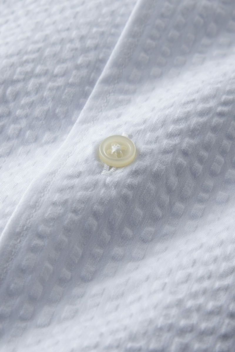 ワイシャツ 8051SSC-B04A-WHITE-生地