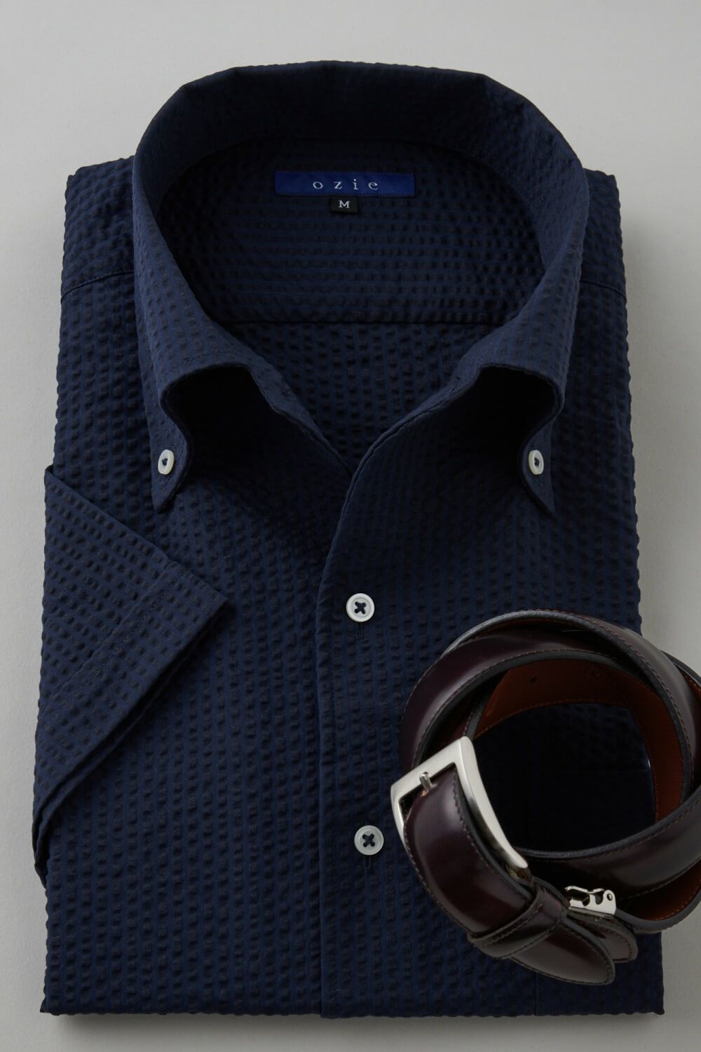 ワイシャツ 8051SSC-B04B-NAVY-コーディネートイメージ