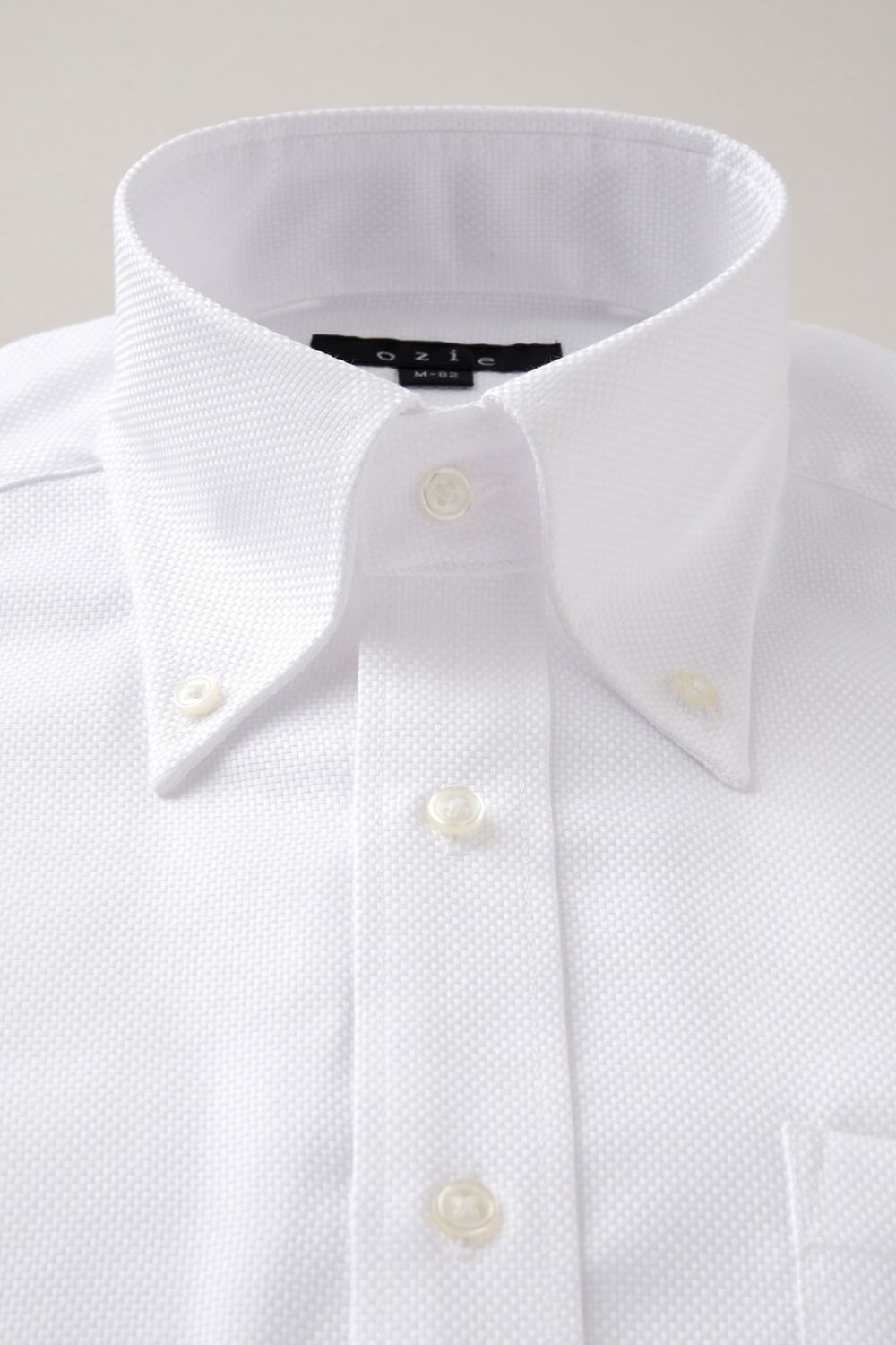 ワイシャツ 8009-B04A-WHITE-衿1