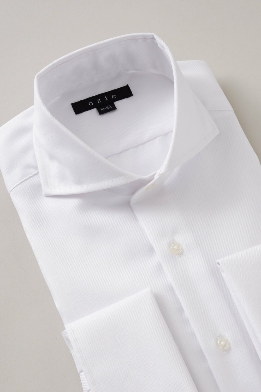 ワイシャツ 8006-B04A-WHITE-衿3