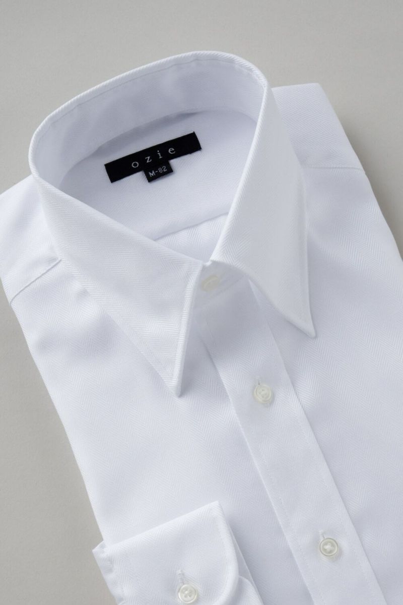 ワイシャツ 8076-B04A-WHITE-衿3