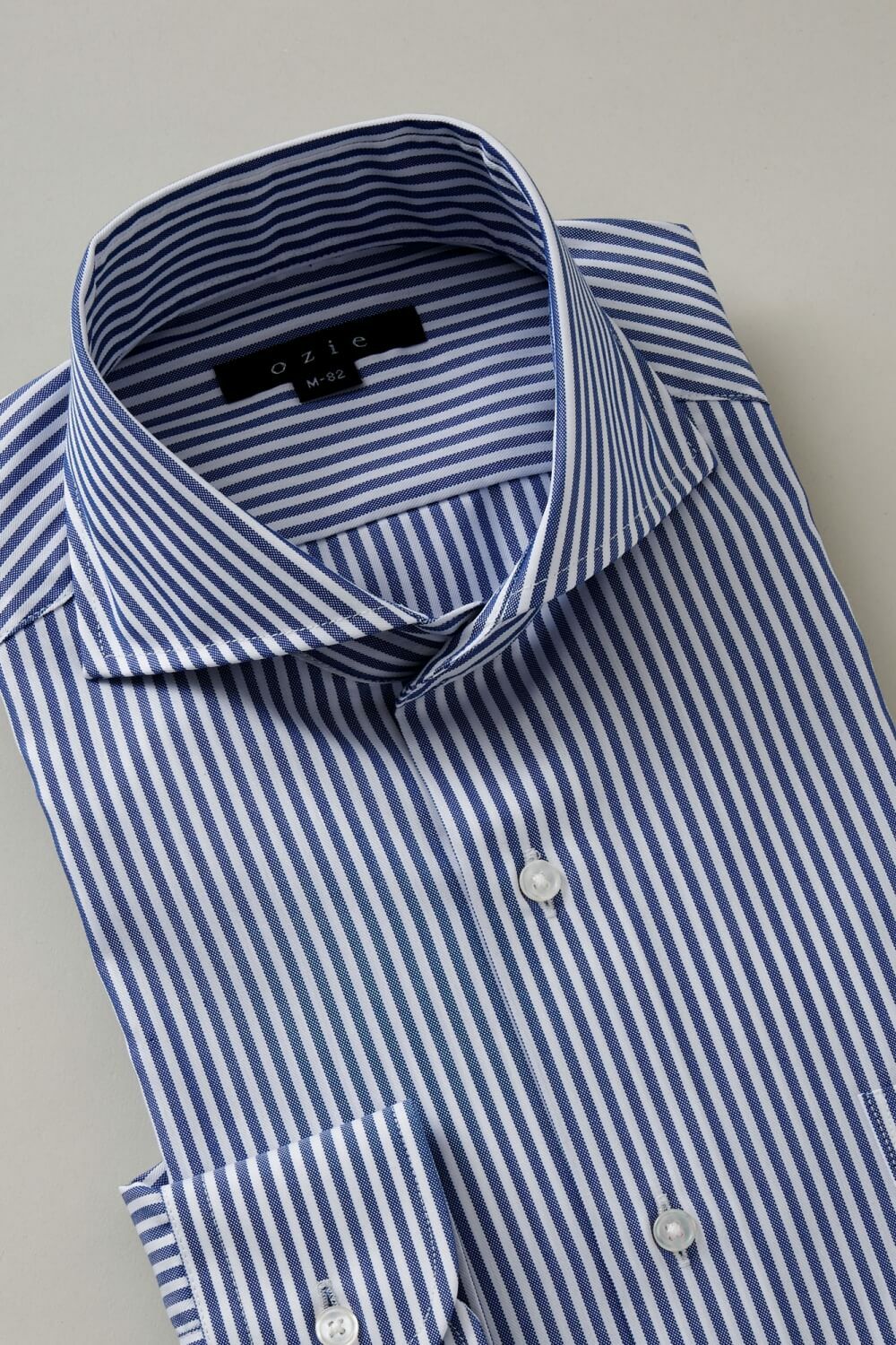 ワイシャツ・ドレスシャツ 8070SD-B06A-NAVY 衿3