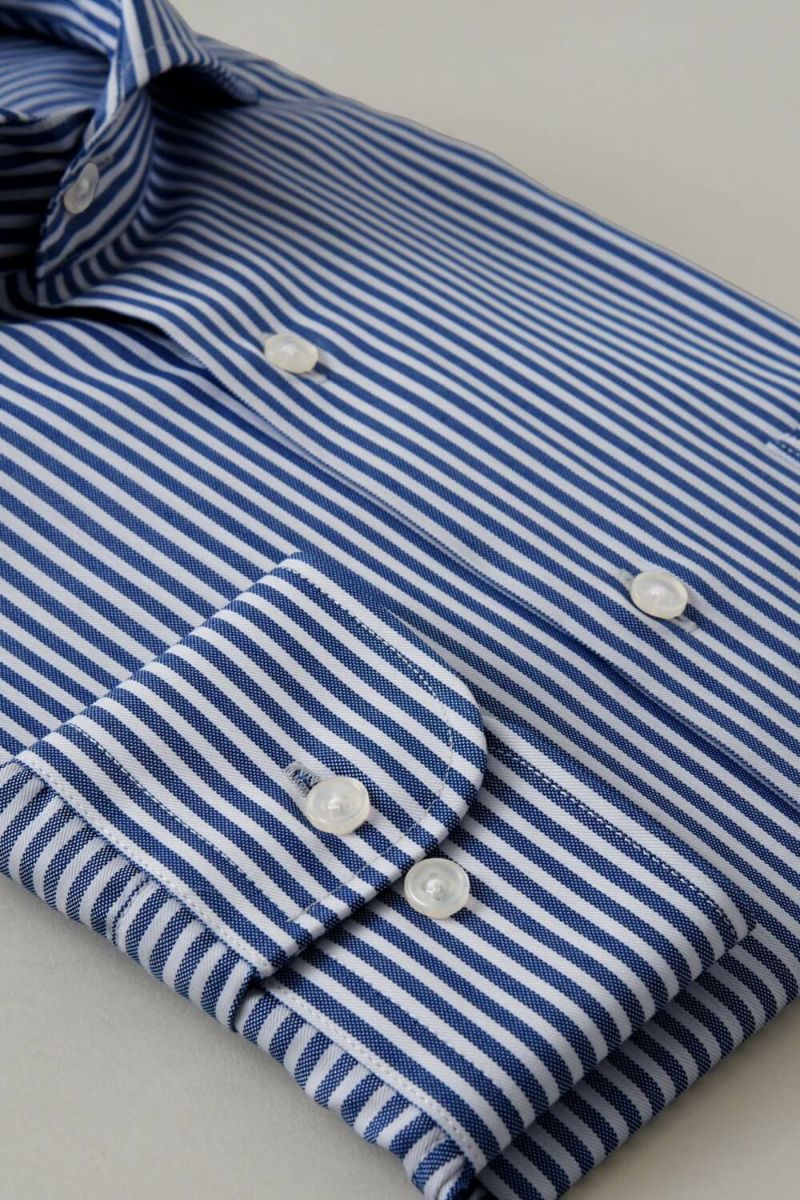 ワイシャツ・ドレスシャツ 8070SD-B06A-NAVY カフス