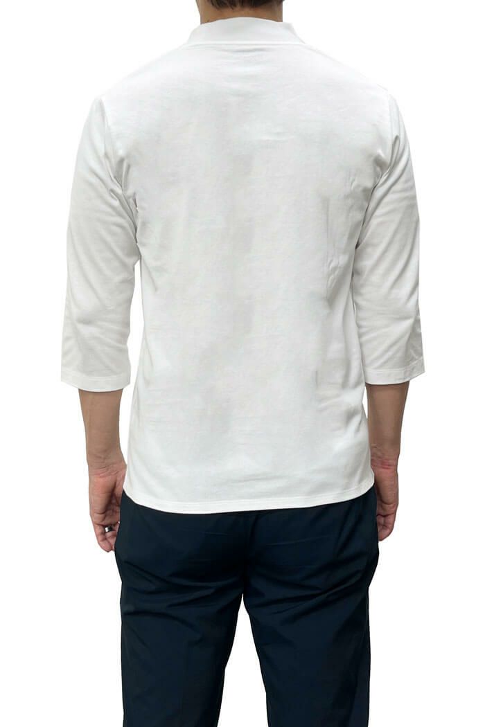 メンズ 七分袖Tシャツ後