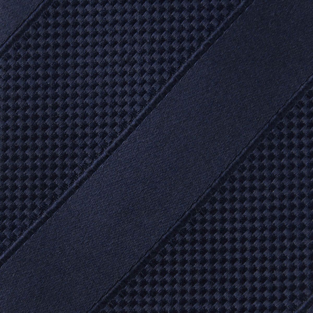 ネクタイ NY-A-001-NAVYBLUE-生地