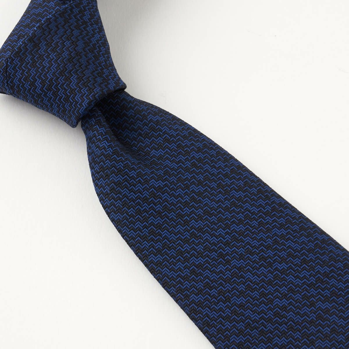 ネクタイ NY-ME-004-NAVYBLUE-結び