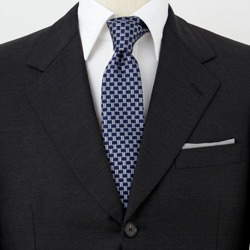 ネクタイ NY-A-003-GRAY-コーディネート