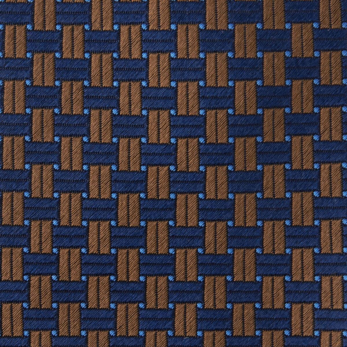 ネクタイ NY-A-005-BROWN-生地