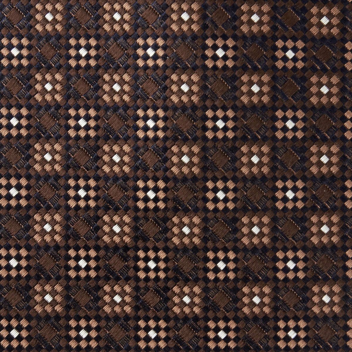 ネクタイ NY-A-011-BROWN-生地