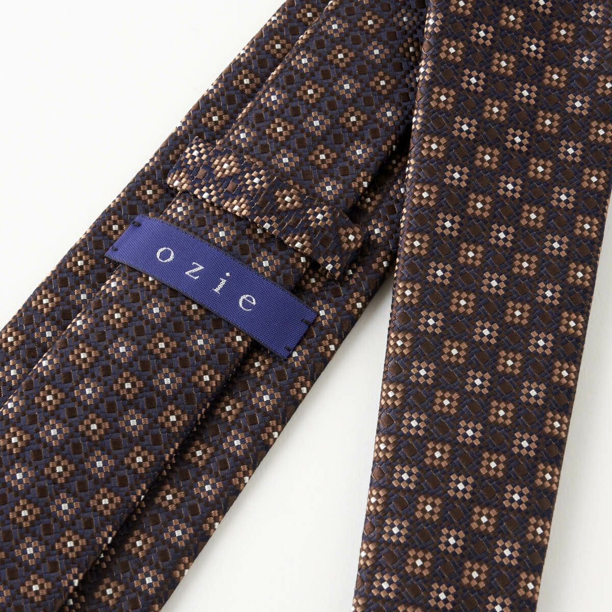 ネクタイ NY-A-011-BROWN-裏